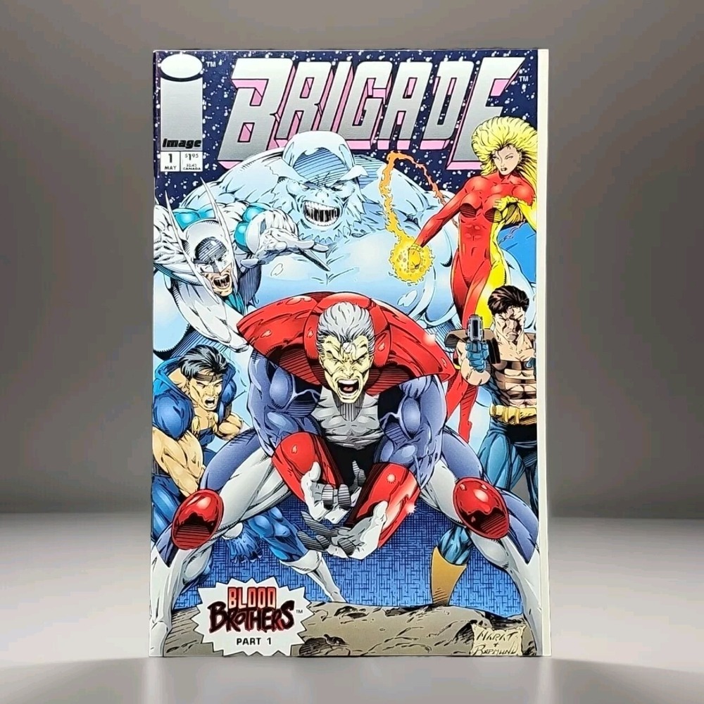 Brigade‎ Image Comics 1993 Variant Cover Blood Brothers #1 NM Ltd Ed Comic Book